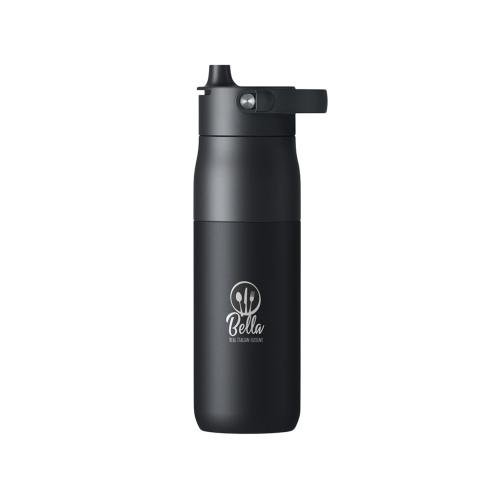 Термобутылка для воды LARQ Swig Top объемом 680 мл - Сплошной черный; - купить подарки с логотипом в Воронеже