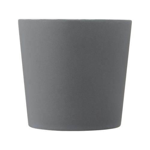 Cali Керамическая кружка объемом 370 мл с матовой отделкой - Белый / Matted Grey; - купить подарки с логотипом в Воронеже