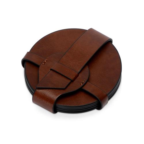 Набор костеров Fabrizio из PU, 4 шт; - купить необычные подарки в Воронеже