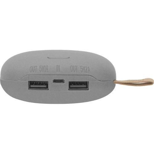 Внешний аккумулятор в форме камня Stone, 10400 mAh; - купить подарки с логотипом в Воронеже