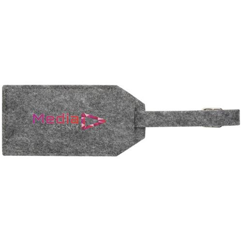 Багажная бирка Tie - Серый; - купить подарки с логотипом в Воронеже