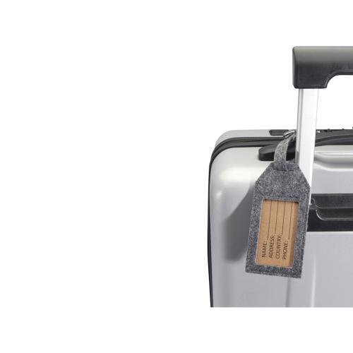 Багажная бирка Tie - Серый; - купить именные сувениры в Воронеже