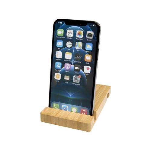 Bubup бамбуковая 2-угольная подставка для планшета и телефона; - купить именные сувениры в Воронеже