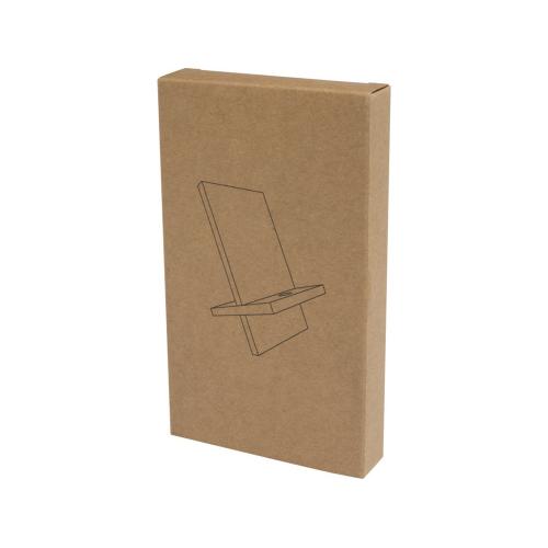 Ceibo съемная бамбуковая подставка для телефона; - купить подарки с логотипом в Воронеже