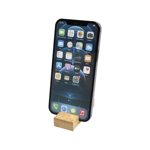 Bosona бамбуковый держатель для мобильного телефона с брелком; - купить именные сувениры в Воронеже