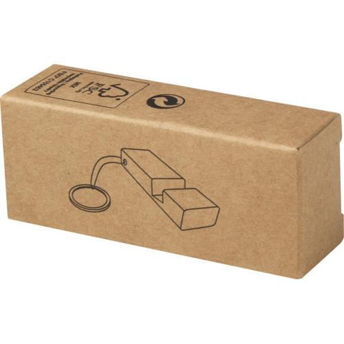 Bosona бамбуковый держатель для мобильного телефона с брелком; - купить подарки с логотипом в Воронеже