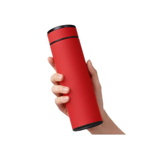 Вакуумный термос Vacuum Flask C1, soft touch, 420мл; - купить подарки с логотипом в Воронеже