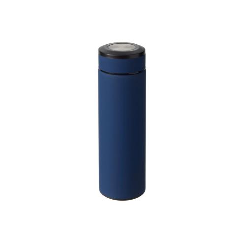 Вакуумный термос Vacuum Flask C1, soft touch, 420мл, темно-синий