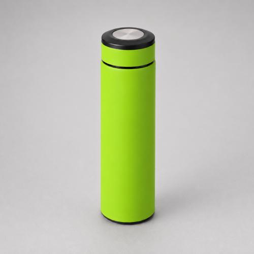 Вакуумный термос Vacuum Flask C1, soft touch, 420мл, зеленое яблоко