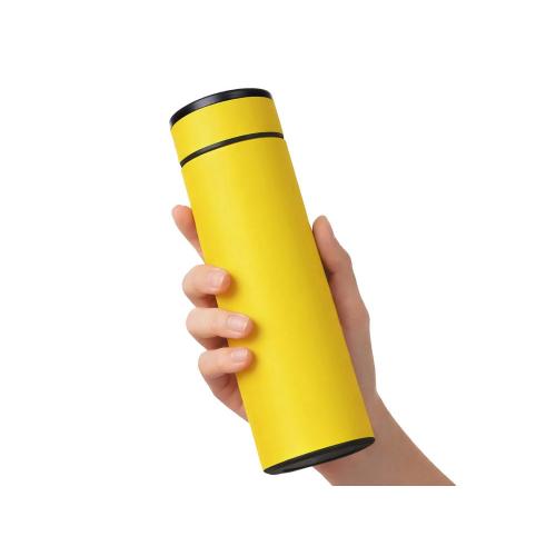 Вакуумный термос Vacuum Flask C1, soft touch, 420мл; - купить подарки с логотипом в Воронеже