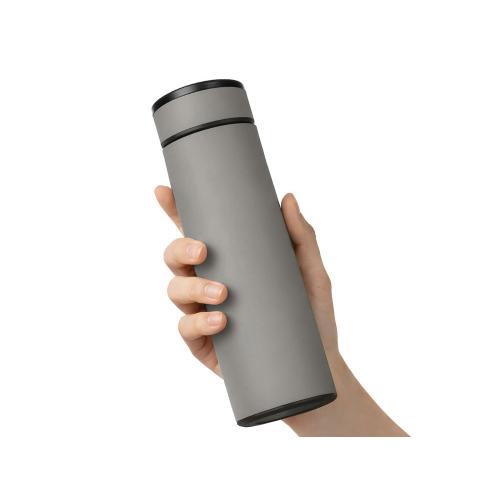 Вакуумный термос Vacuum Flask C1, soft touch, 420мл; - купить подарки с логотипом в Воронеже