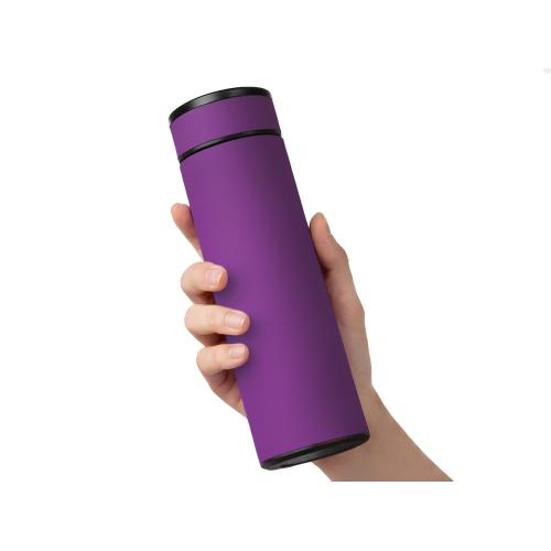 Вакуумный термос Vacuum Flask C1, soft touch, 420мл; - купить подарки с логотипом в Воронеже