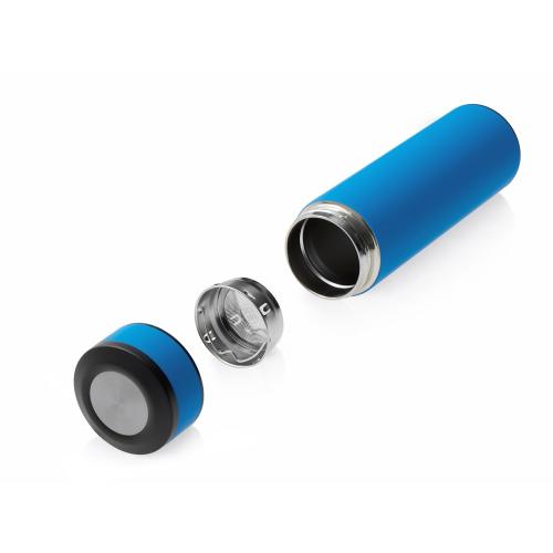 Термос Confident с покрытием soft-touch 420мл; - купить именные сувениры в Воронеже