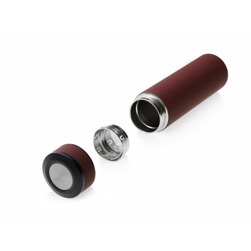 Термос Confident с покрытием soft-touch 420мл; - купить именные сувениры в Воронеже