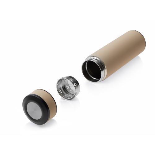 Термос Confident с покрытием soft-touch 420мл; - купить именные сувениры в Воронеже