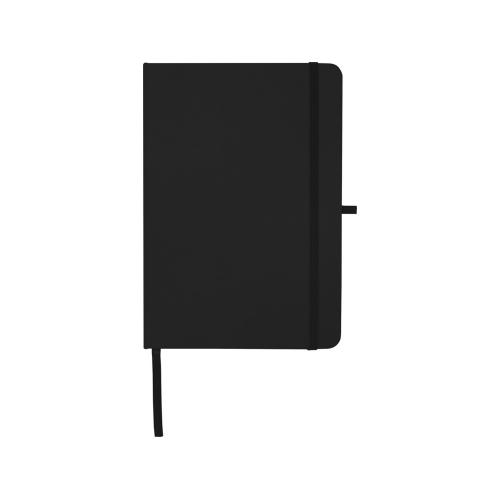 Teak блокнот А5 из переработан. материала в твердой обложке с линован. страницами - сплошной черный; - купить необычные подарки в Воронеже