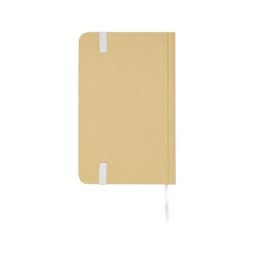 Reed блокнот формата А6 из переработанного материала в твердой обложке с простыми страницами - Белый; - купить необычные сувениры в Воронеже