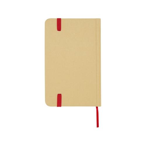 Reed блокнот формата А6 из переработанного материала в твердой обложке с простыми страницами - Красный; - купить необычные сувениры в Воронеже