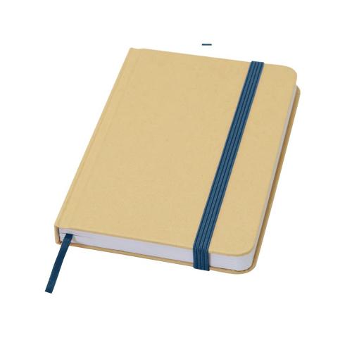 Reed блокнот формата А6 из переработанного материала в твердой обложке с простыми страницами - Синий