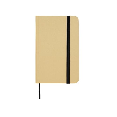 Reed блокнот формата А6 из переработанного материала в твердой обложке с простыми страницами - сплошной черный; - купить необычные подарки в Воронеже