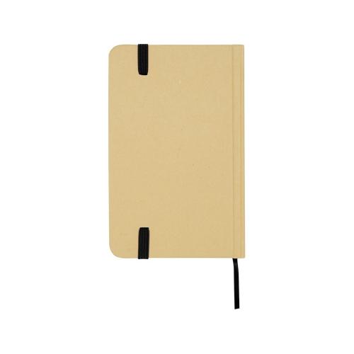 Reed блокнот формата А6 из переработанного материала в твердой обложке с простыми страницами - сплошной черный; - купить необычные сувениры в Воронеже