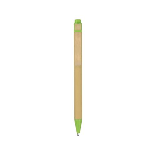 Ручка шариковая Salvador, натуральный/зеленый; - купить необычные подарки в Воронеже