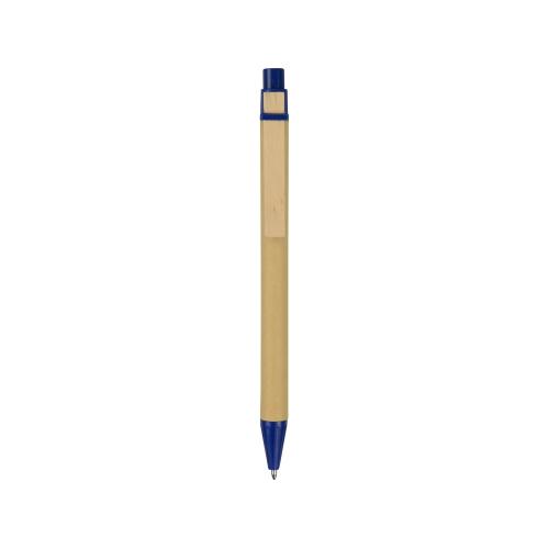 Ручка шариковая Salvador, натуральный/темно-синий; - купить необычные подарки в Воронеже