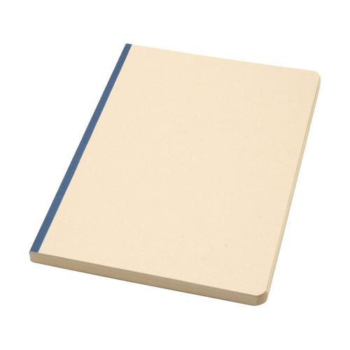 Блокнот из сахарного тростника и RPET А5 Liliana, натуральный/синий