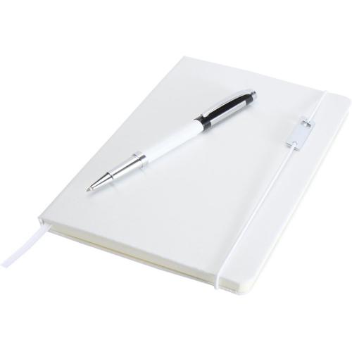 Набор Legato Elegance из блокнота формата А5 в твердой обложке и ручки-роллера; - купить именные сувениры в Воронеже