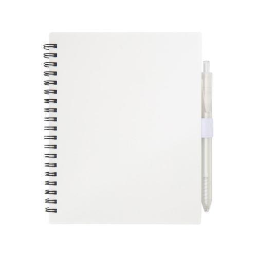 Набор Niove из блокнота из переработанного пластика в мягкой обложке и шариковой ручки ; - купить необычные подарки в Воронеже