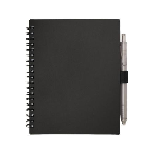 Набор Niove из блокнота из переработанного пластика в мягкой обложке и шариковой ручки ; - купить необычные подарки в Воронеже