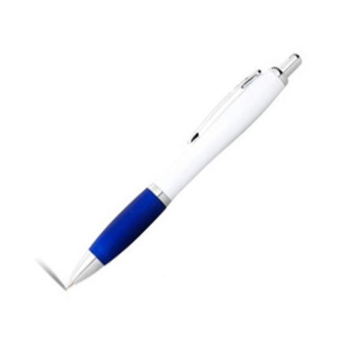 Ручка шариковая Nash, белый/синий; - купить бизнесс-сувениры в Воронеже