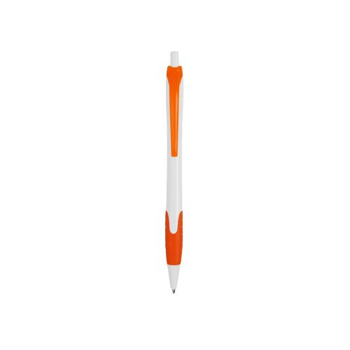 Ручка шариковая Santa Monica, белый/оранжевый; - купить необычные подарки в Воронеже