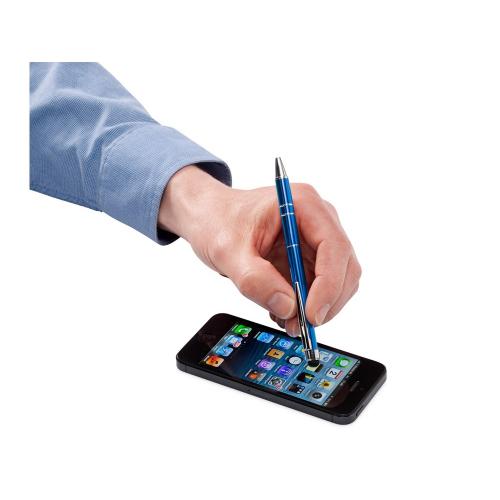 Ручка-стилус шариковая Charleston, синий; - купить необычные подарки в Воронеже