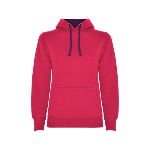 Толстовка с капюшоном Urban женская, фуксия/фиолетовый