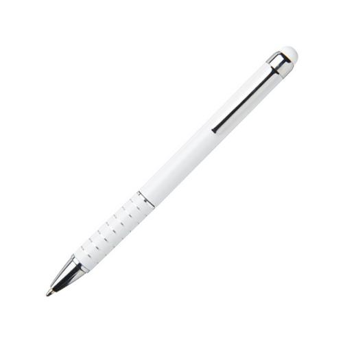 Алюминиевая глазурованная шариковая ручка, белый