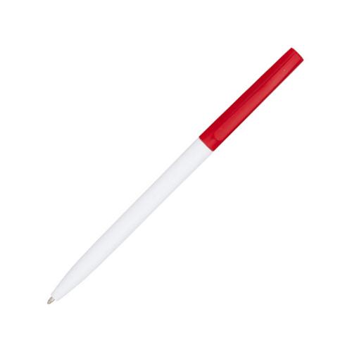 Ручка шариковая пластиковая Mondriane, белый/красный