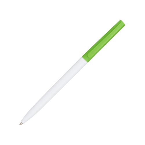 Ручка шариковая пластиковая Mondriane, белый/зеленый
