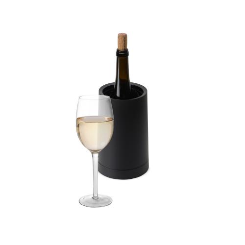 Охладитель Cooler Pot 2.0 для бутылки цельный, черный