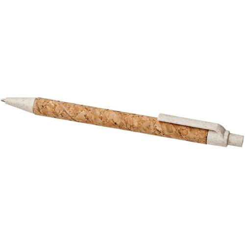Шариковая ручка Midar из пробки и пшеничной соломы; - купить необычные сувениры в Воронеже