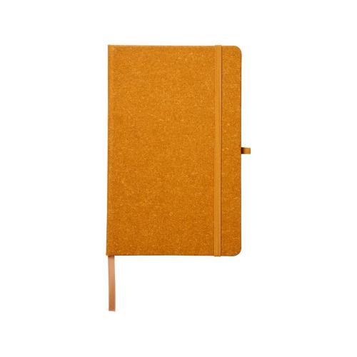 Блокнот Atlana размером A5 с отделкой из кусочков кожи; - купить необычные подарки в Воронеже