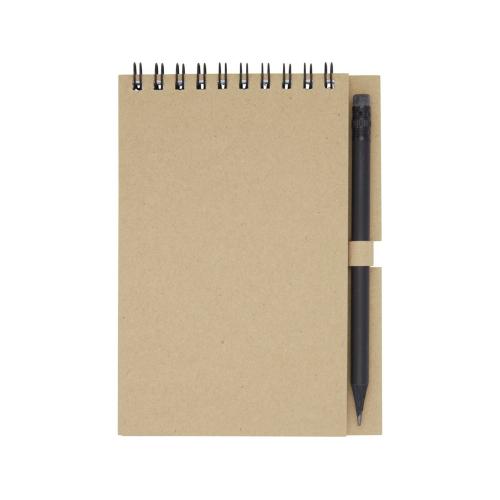 Блокнот Luciano Eco на пружине, с карандашом, маленький; - купить необычные подарки в Воронеже