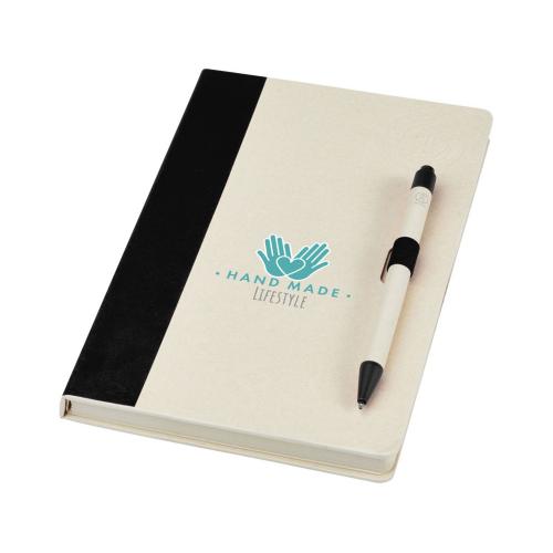 Блокнот размером A5 и шариковая ручка Dairy Dream; - купить подарки с логотипом в Воронеже