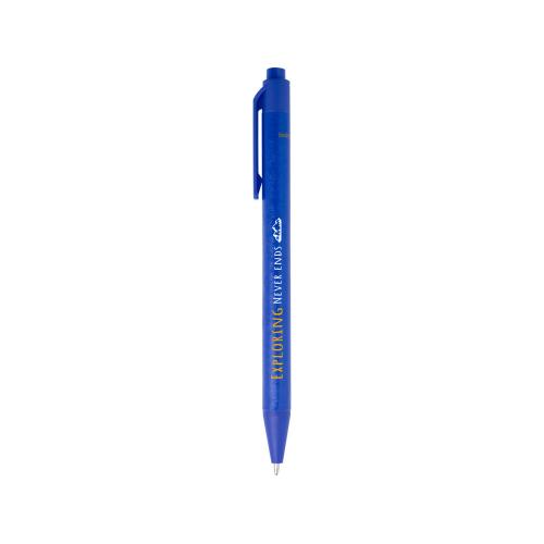 Одноцветная шариковая ручка Chartik из переработанной бумаги с матовой отделкой; - купить именные сувениры в Воронеже