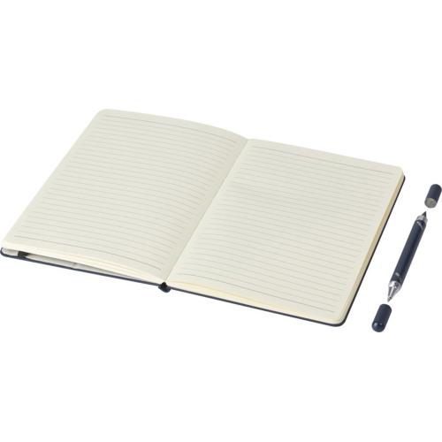 Skribo набор из шариковой ручки и блокнота - Нейви; - купить именные сувениры в Воронеже