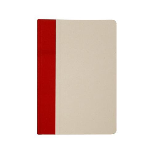 Liliana блокнот формата А5 в твердой обложке из пластика из сахарного тростника - красный кирпичный; - купить необычные подарки в Воронеже