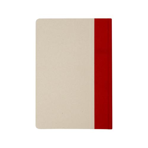 Liliana блокнот формата А5 в твердой обложке из пластика из сахарного тростника - красный кирпичный; - купить необычные сувениры в Воронеже