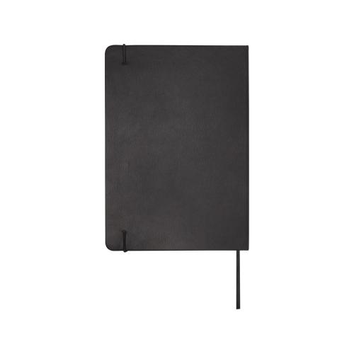 Legato блокнот формата А5 с набором из шариковой ручки и ручки-роллера - сплошной черный; - купить необычные сувениры в Воронеже