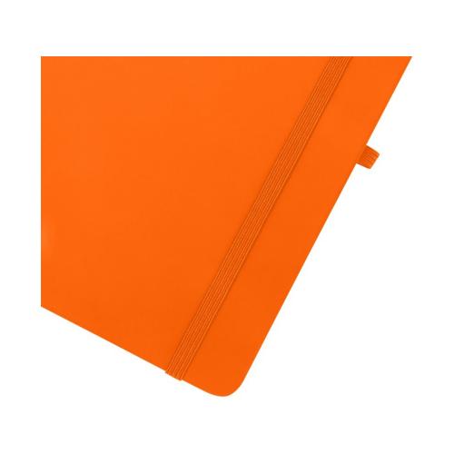 Блокнот Spectrum Plus формата A5 в твердой обложке - Оранжевый; - купить подарки с логотипом в Воронеже