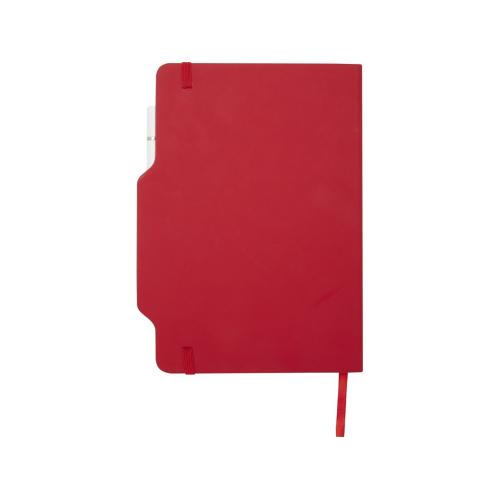Nexus блокнот формата А5 в твердой обложке с ручкой и карандашом - Красный; - купить необычные сувениры в Воронеже
